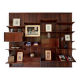 Scandinavian modular wall shelf in rosewood, Poul Cadovius, 1960s