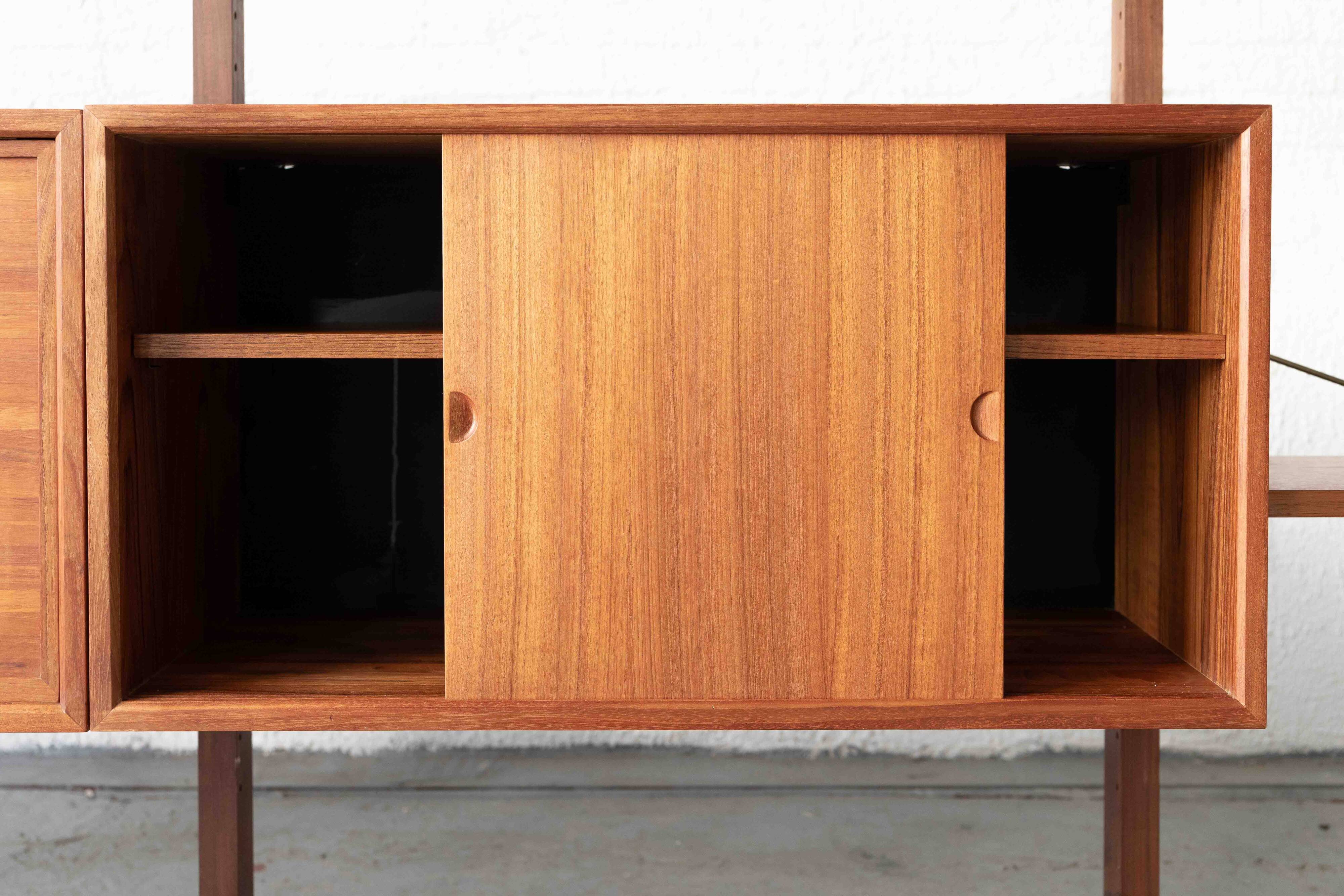 Freestanding wall unit by P. Cadovius, Denmark, 1960's