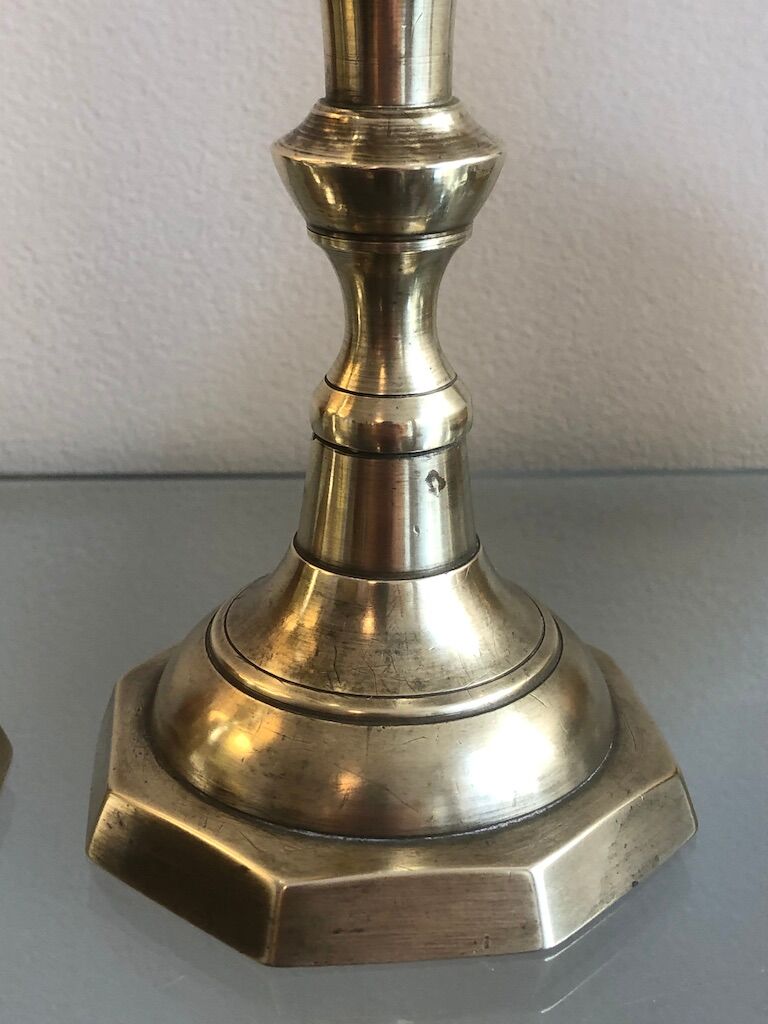 Couple of brass candlesticks