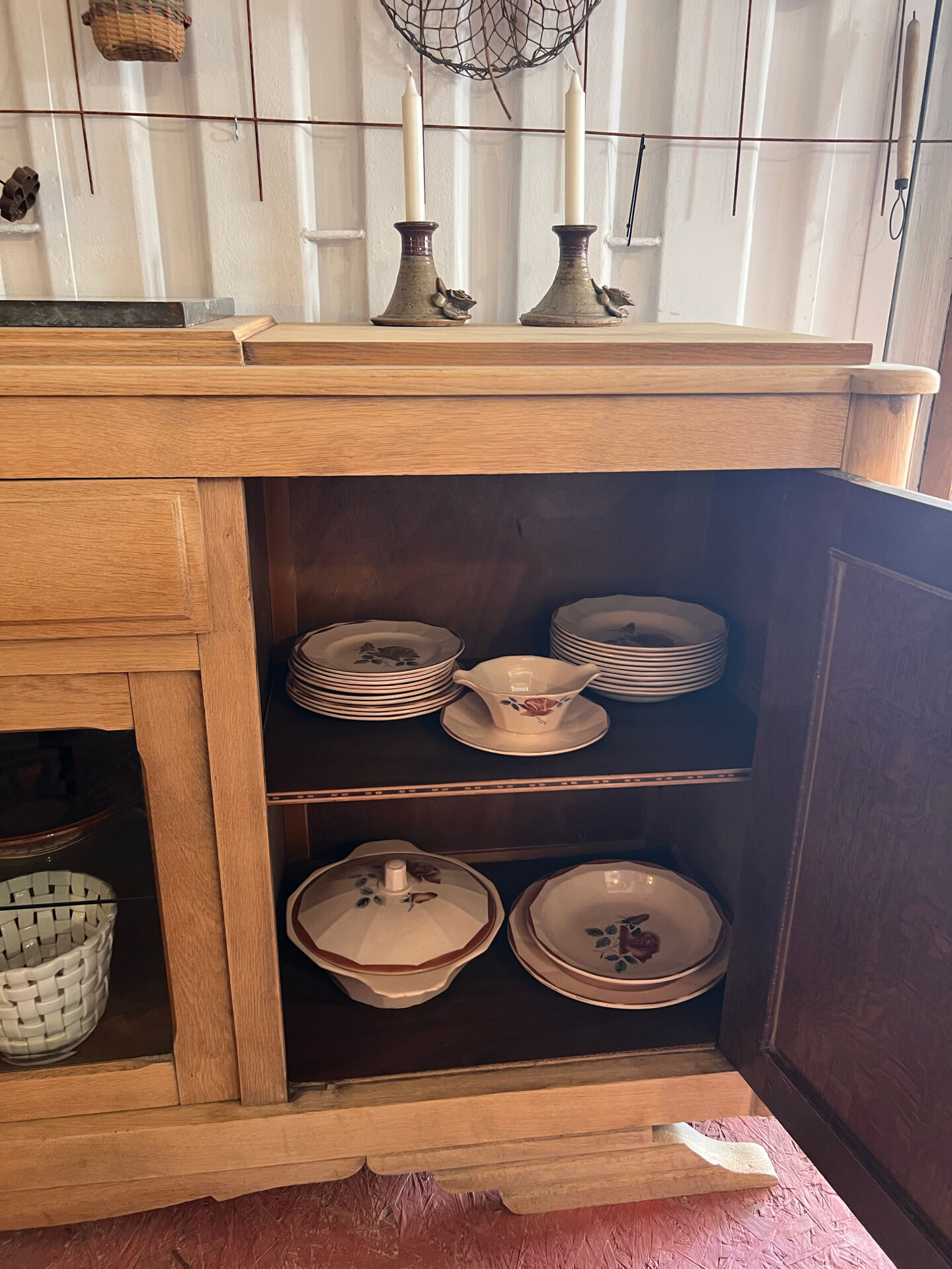 Oak enfilade