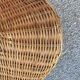 1970s rattan lotus meditation chair