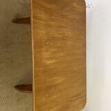 Ensemble table et 4 chaises en bois vintage