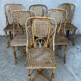 Canned rattan chairs house drucker