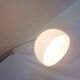 Large 70s ARC floor lamp in brushed stainless steel