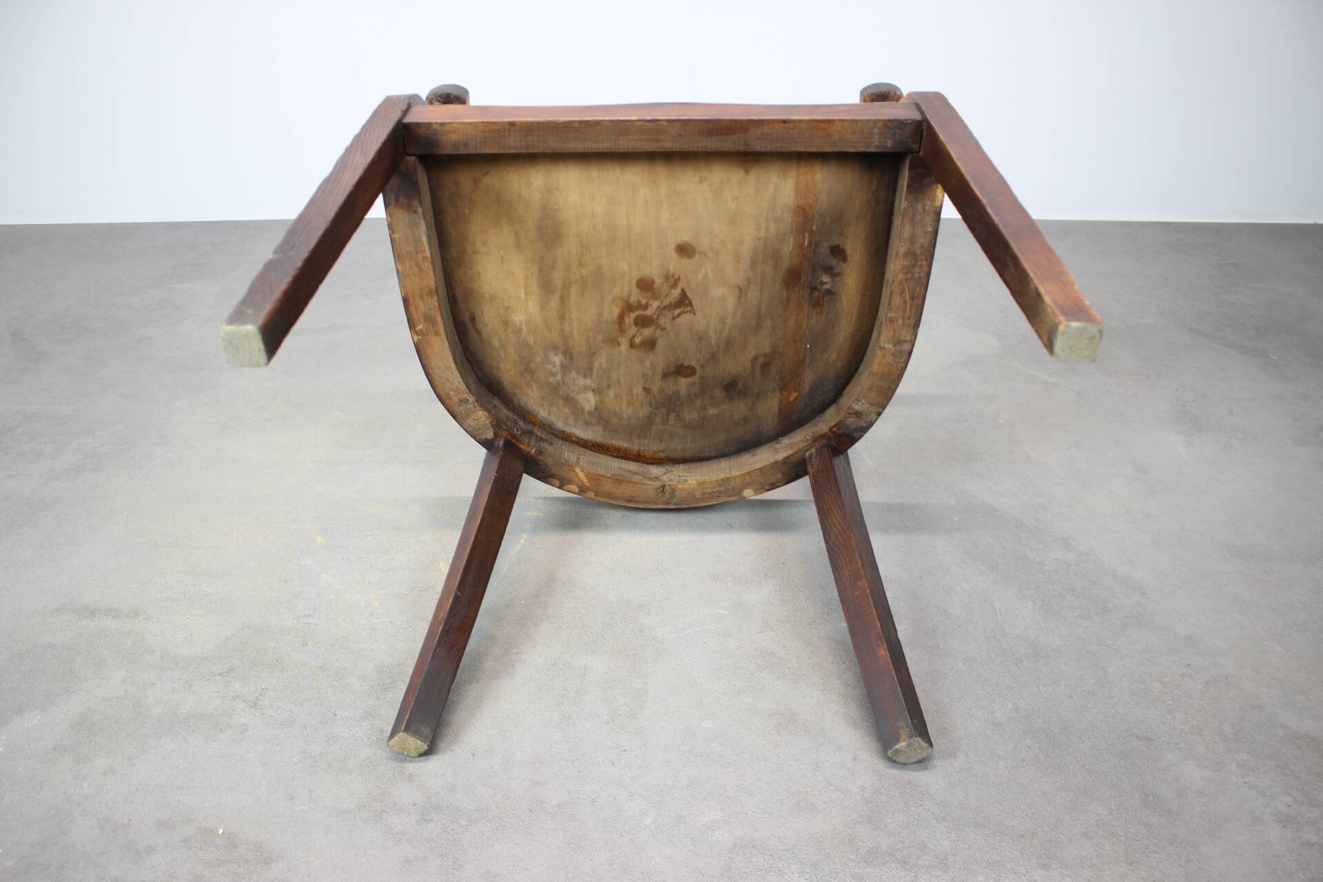 Chaise des années 1930 par Arbor Trade Mark-Prague. Tchécoslovaquie