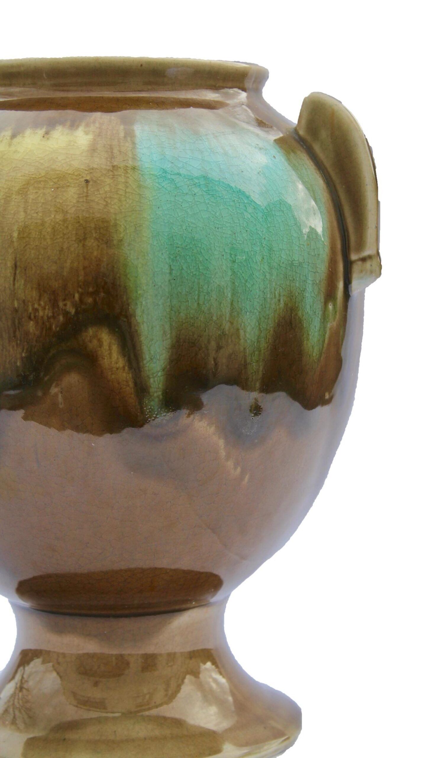 Handmade art deco planter, 1930, Belgium