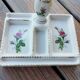 Mirror magnifying porcelain base 14x24cm