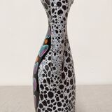 Ceramic vase by Marino Le Vaucour in Vallauris, France, circa 1960.