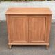 Louis XVI buffet, shallow, stripped, made of solid mahogany, 1950.