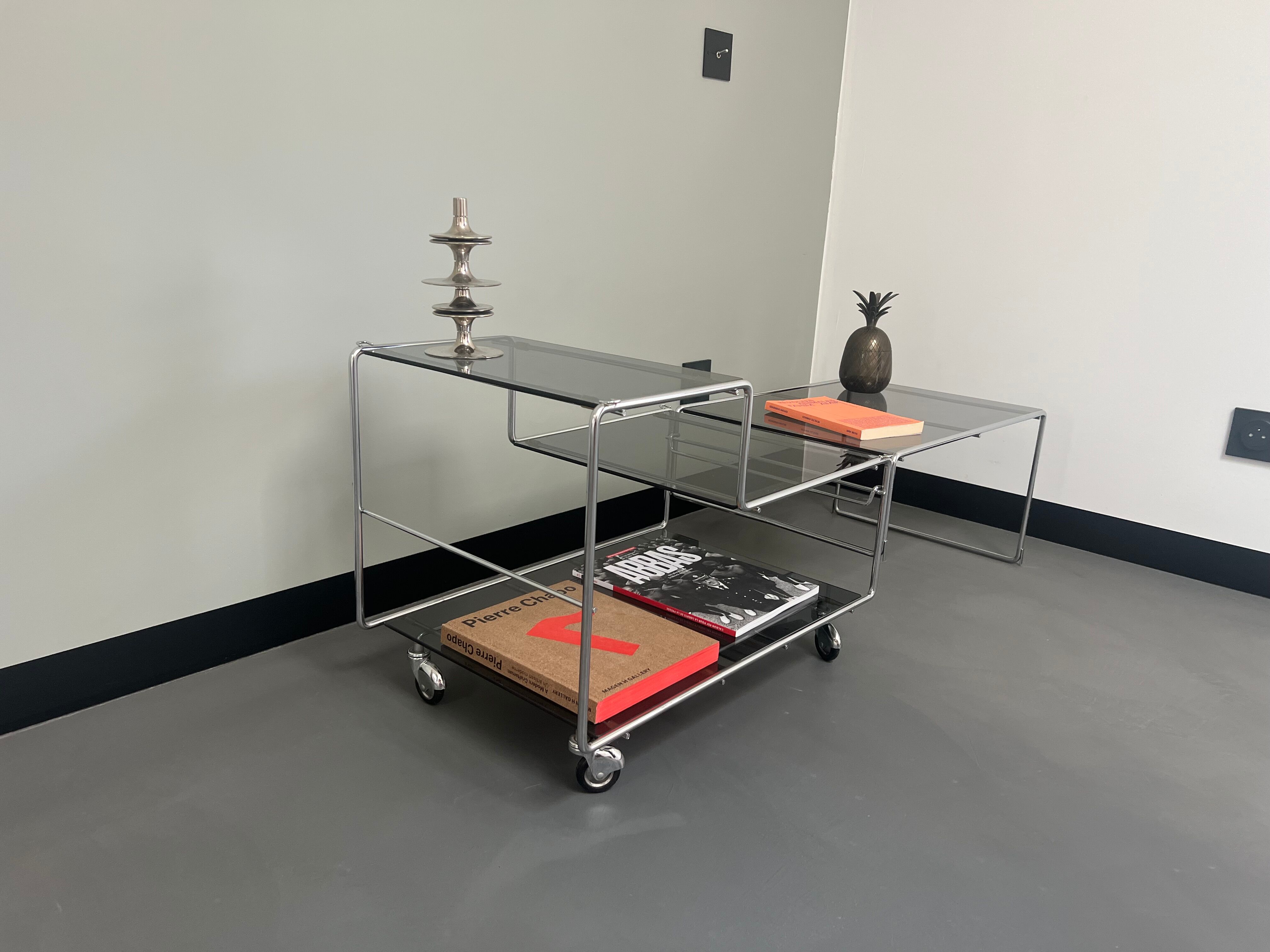 Coffee table trolley by Max Sauze, 60s