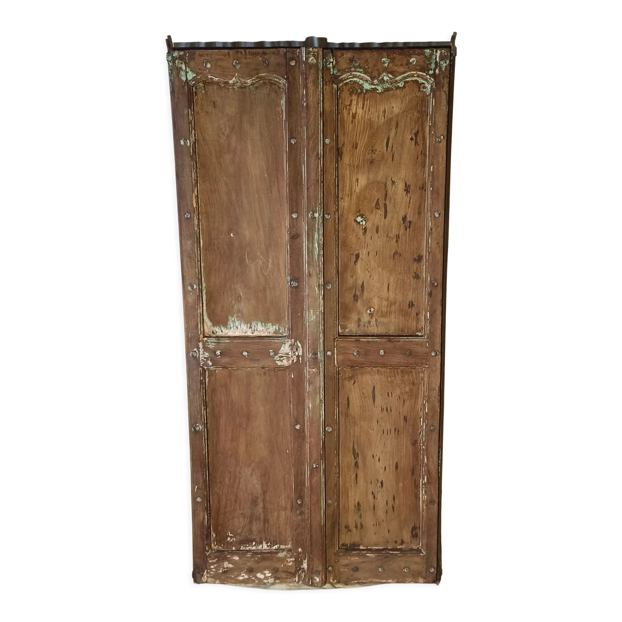 Old wooden door