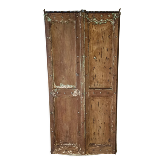 Old wooden door