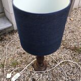 Solid wood lamp lampshade denim