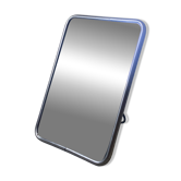 Vintage barber mirror 1950s 17.5 x 12.5 cm