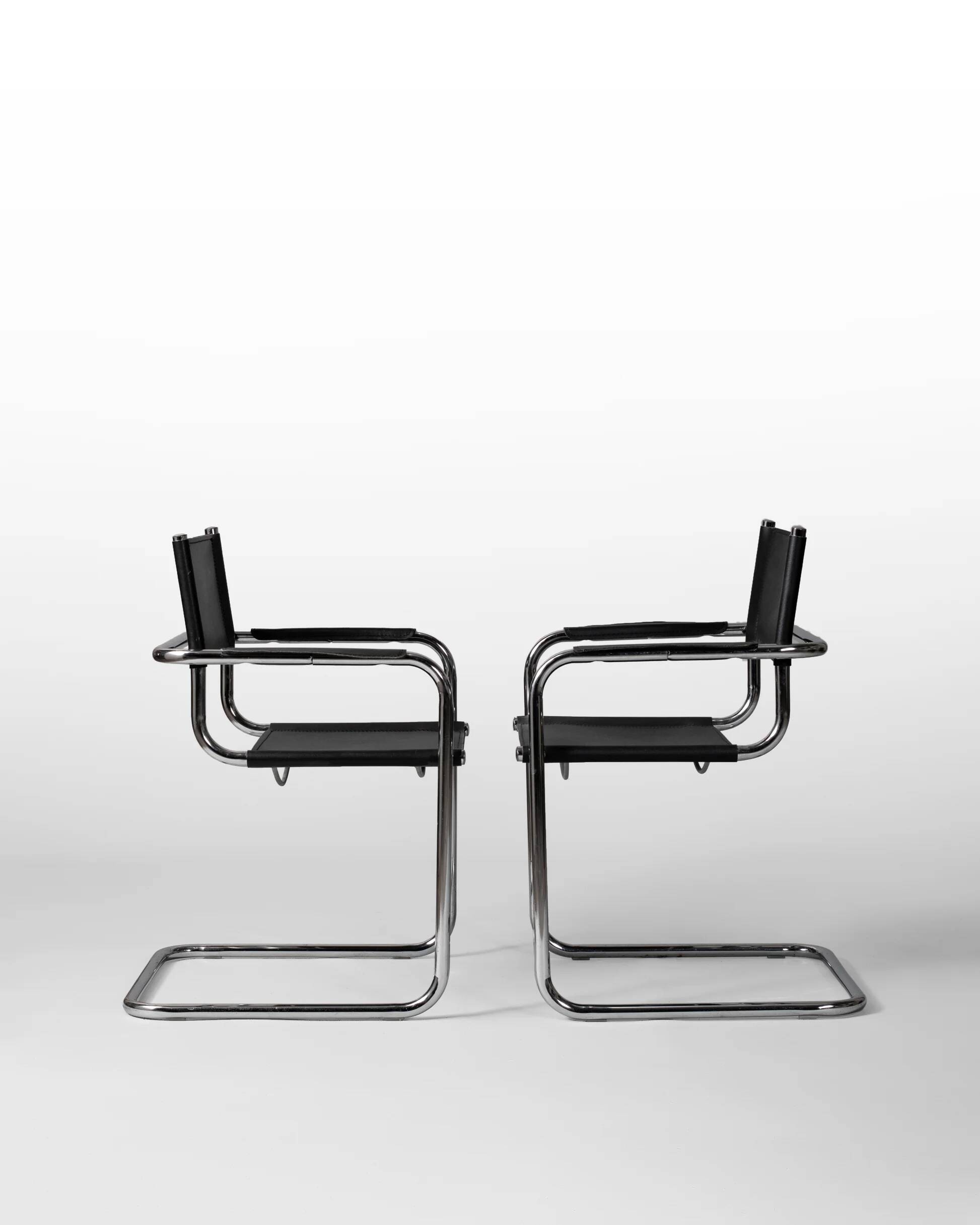 Pair of B34 chairs, Marcel Breuer, Germany, 1930s