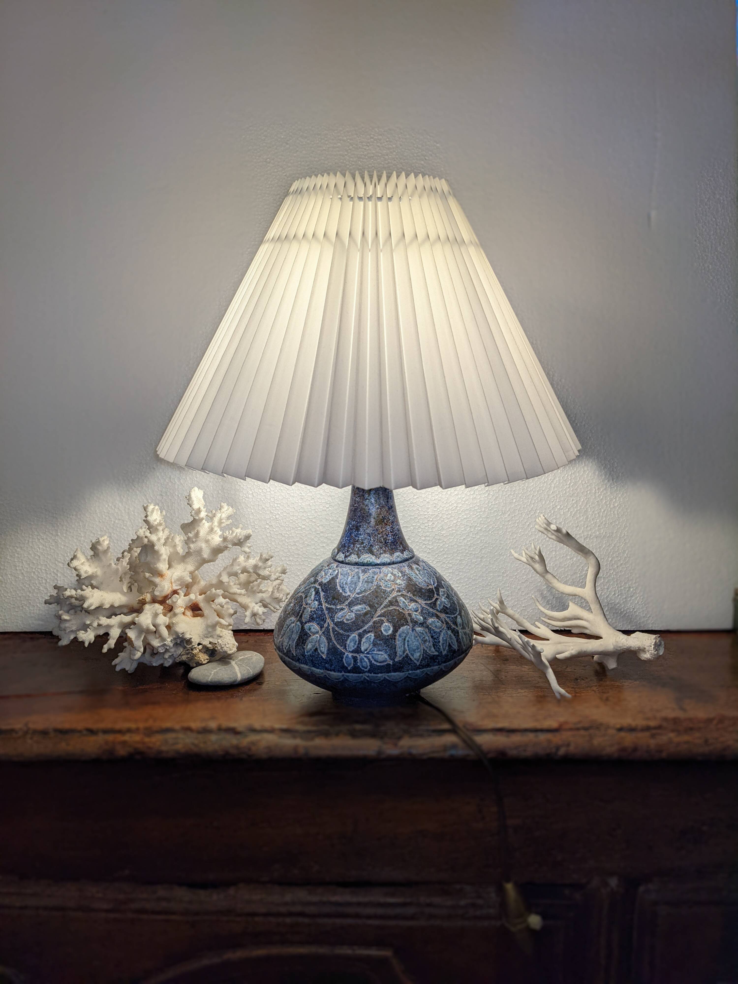 Vintage ceramic lamp, The Potters' Barn