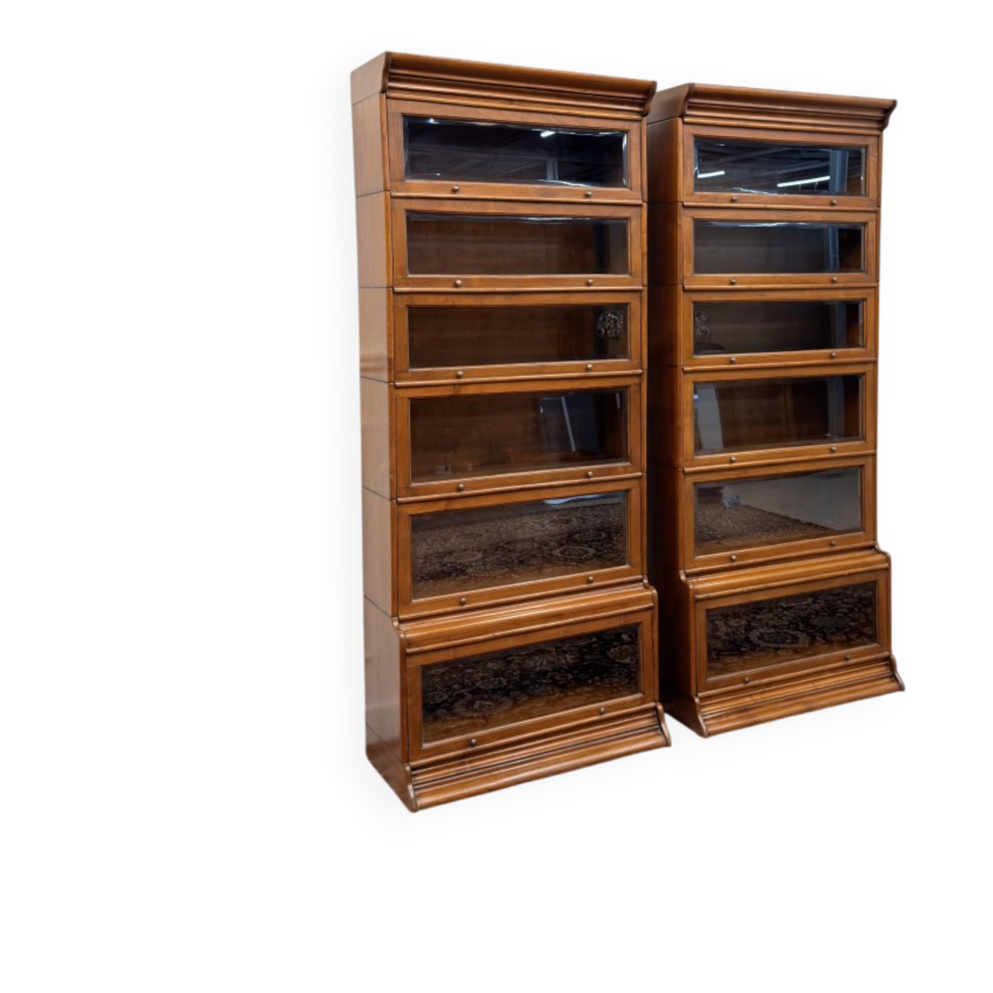 Classic English Globe Wernicke Style Bookcase