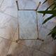 Vintage glass table