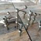 Set of Nagel candle holders from the 1970s consisting of 6 candle holders.