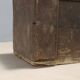 Antique walnut chest with a hinged lid, Italy, 17th century.