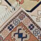Beige & Pumpkin Orange Antique Vintage Rug Made in Anatolian, 202x284 Cm