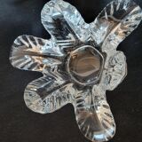 Valves the Chatel empty cut crystal pocket plant shape 50s - 60s