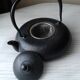 Chinese teapot black cast iron