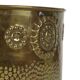 Large Brass Jardinière / Firewood Bin with Repoussé Work