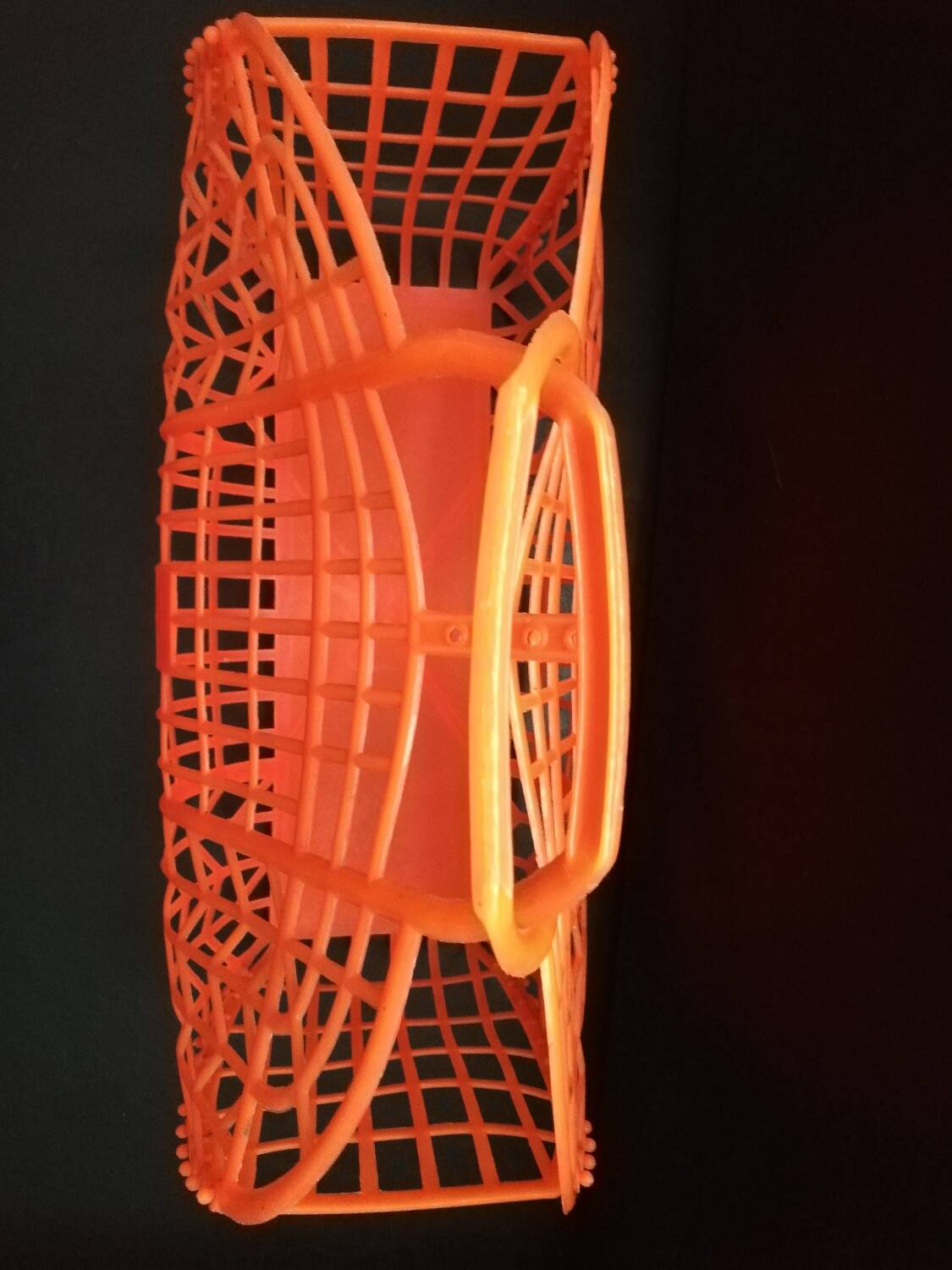Vintage plastic shopping basket