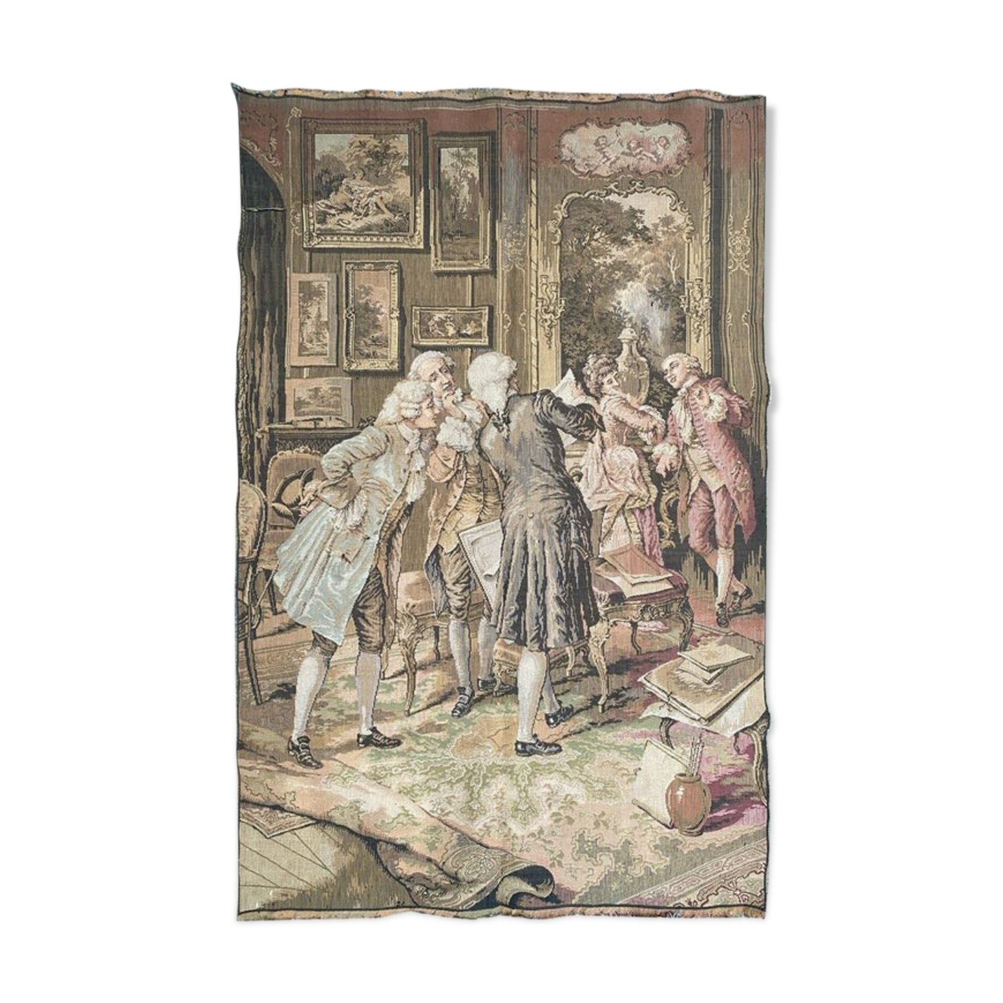 French tapestry of the late 19th century