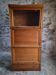 French modular secretary in oak with display case, 1950s.