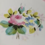 Late 19th century Paris porcelain soup plate with heel