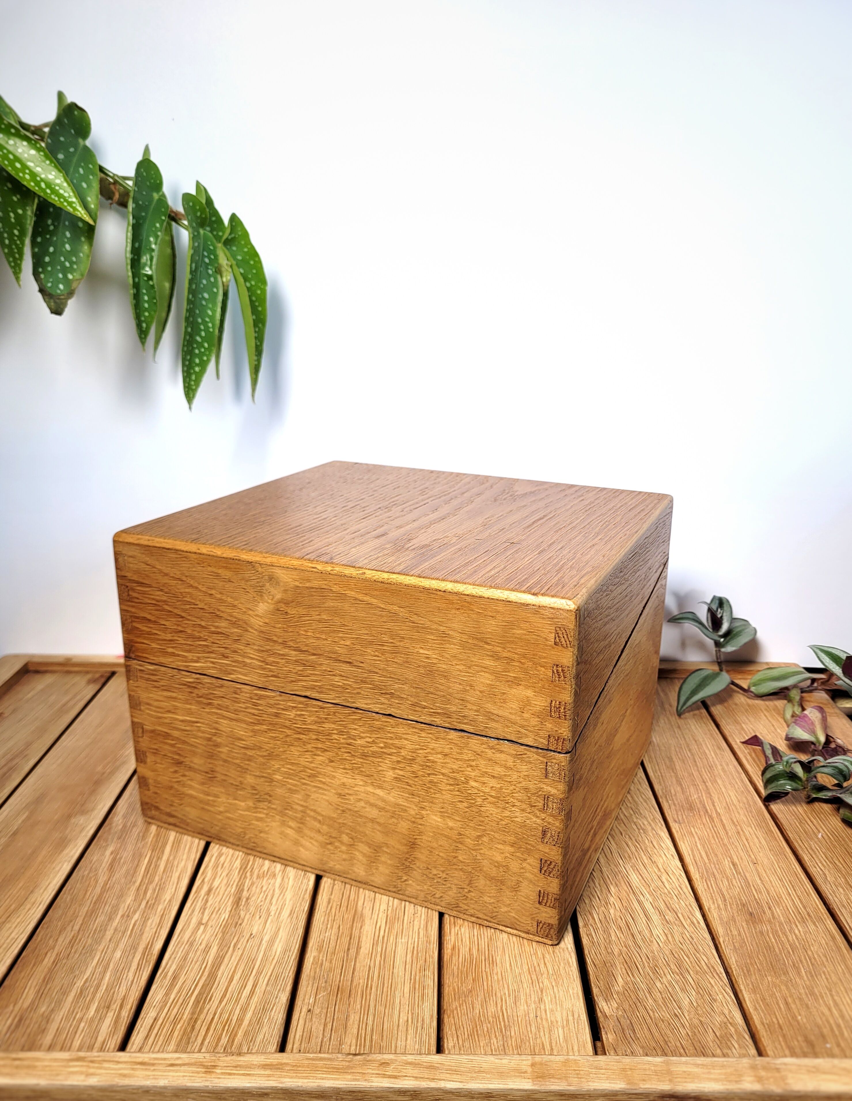 Old wooden box