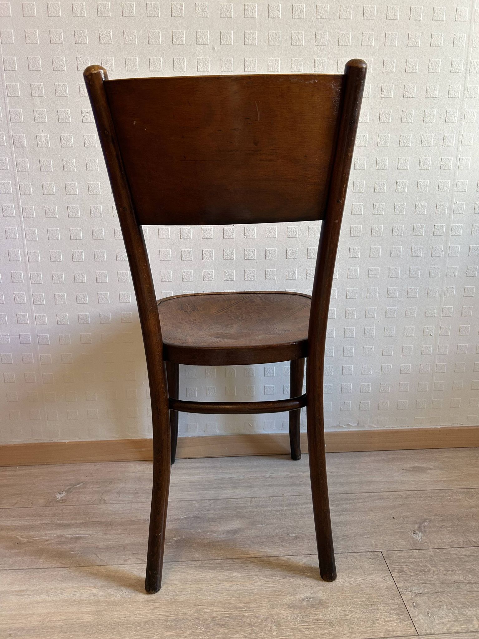 6 antique chairs Jacob & Josef Kohn – Vienna – Decorated bent wood – Style