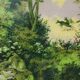 Tray 50s forest scene