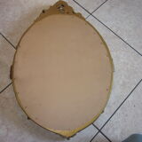 Gold mirror in platre 47x67cm