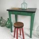 Carved wooden stool