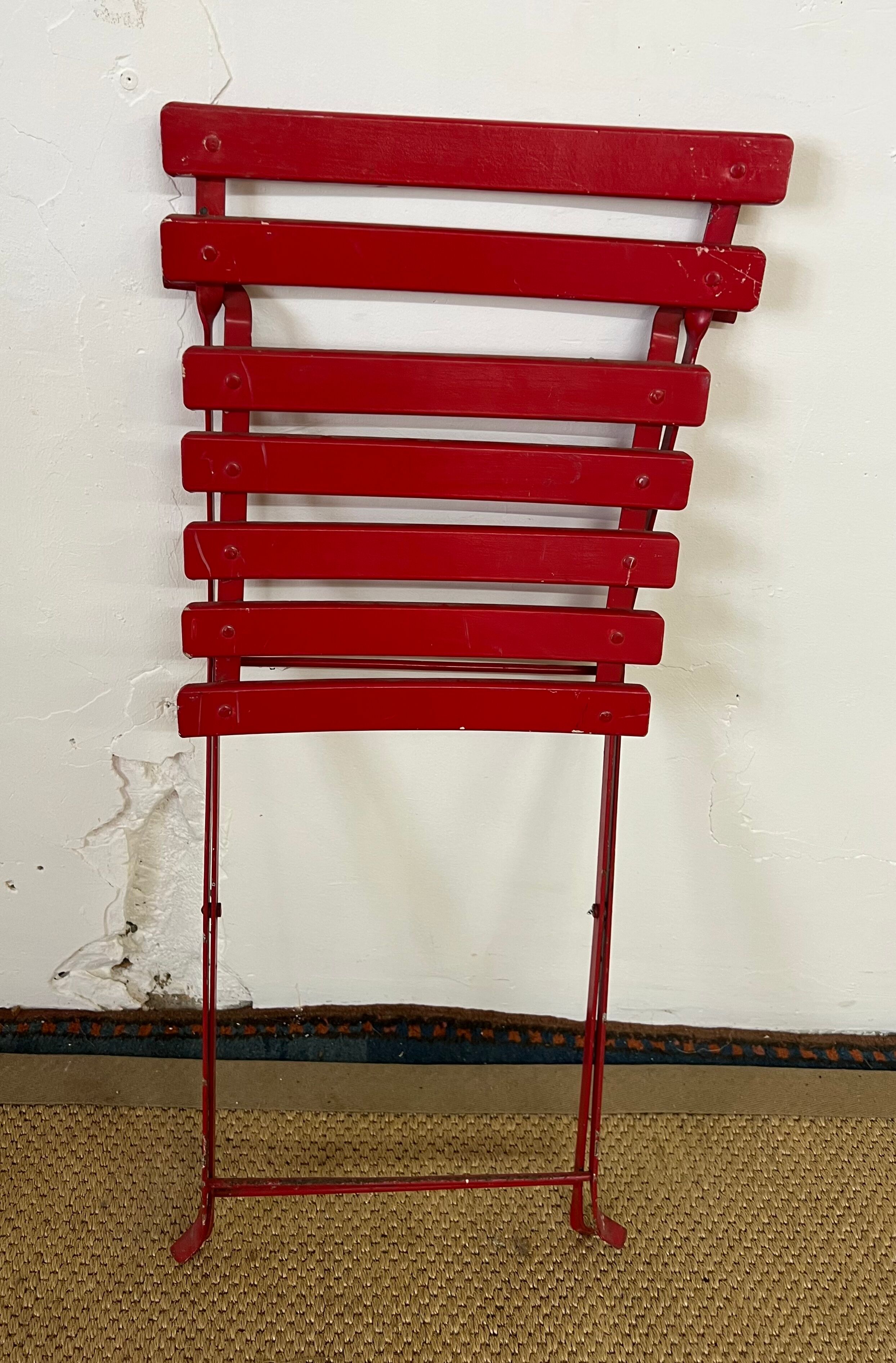 Set of 5 guinguette chairs