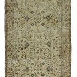 Turkish Anatolian Handmade Vintage Area Rug 216 cm x 116 cm