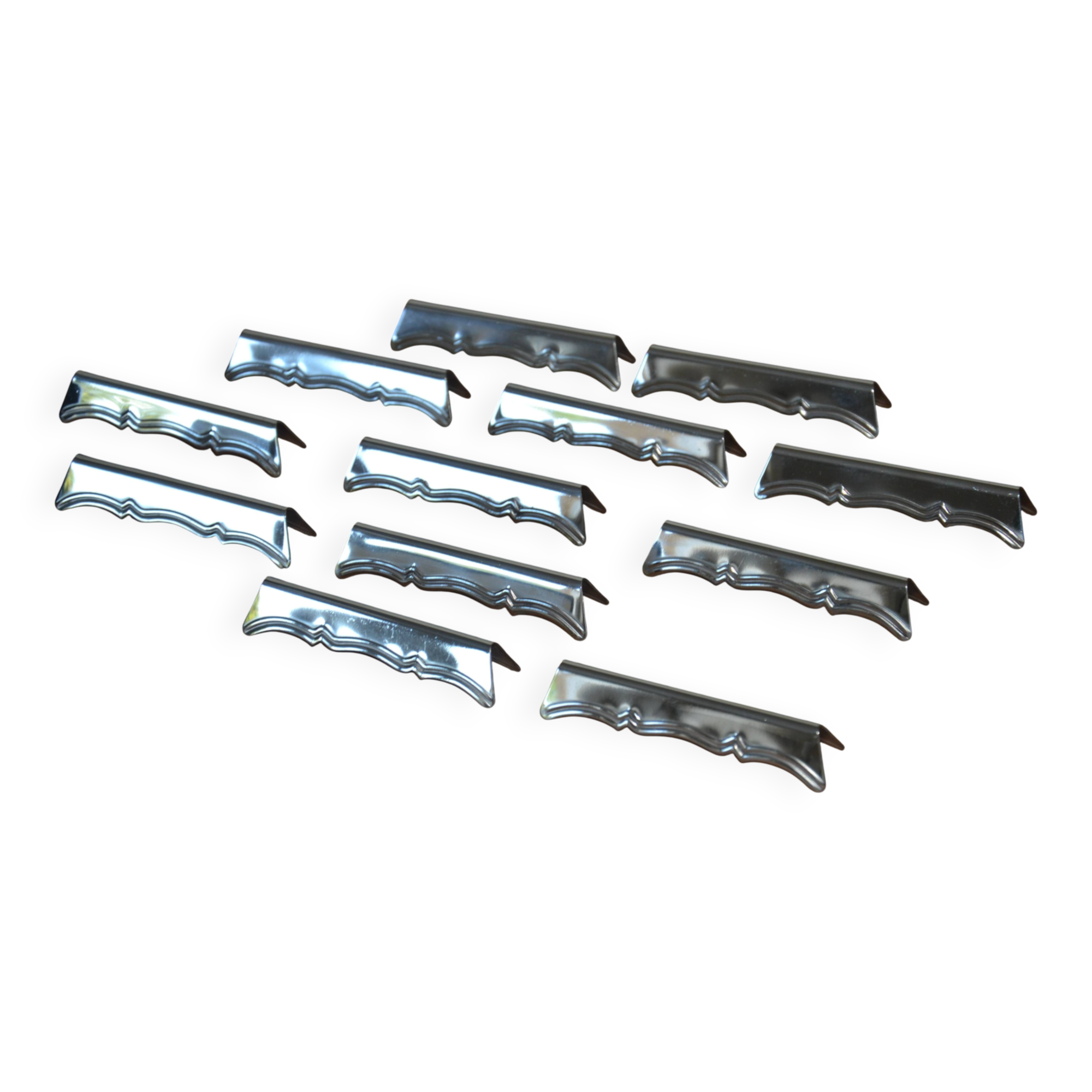 12 silver-plated knife rests