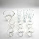 Angelo Mangiarotti for Cristallerie Il Colle 1970s drinking set