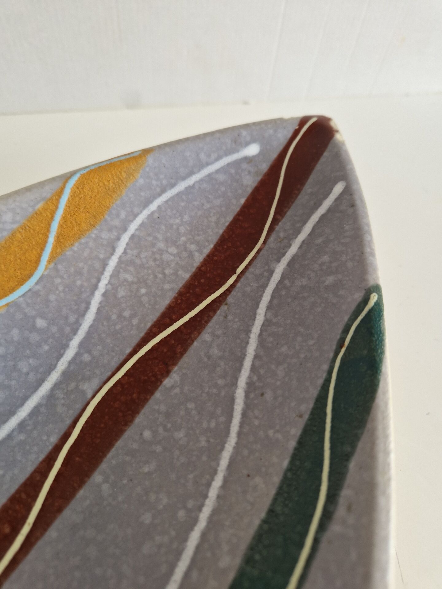 Large Ceramic Bowl 1950s 1960s