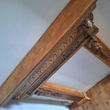 Old fireplace surround, art deco mantle