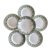 6 assiettes anciennes