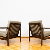 Pair of mid century armchairs "b7522 " by Zenon Bączyk, Poland, 1960's