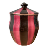 Covered pot in glazed ceramic Gustave De Bruyn