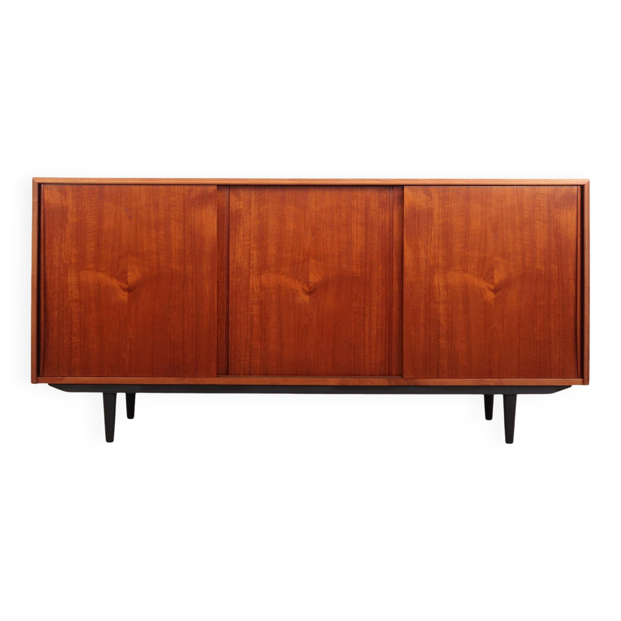 Buffet en teck, design danois, années 60, designer : EW Bach