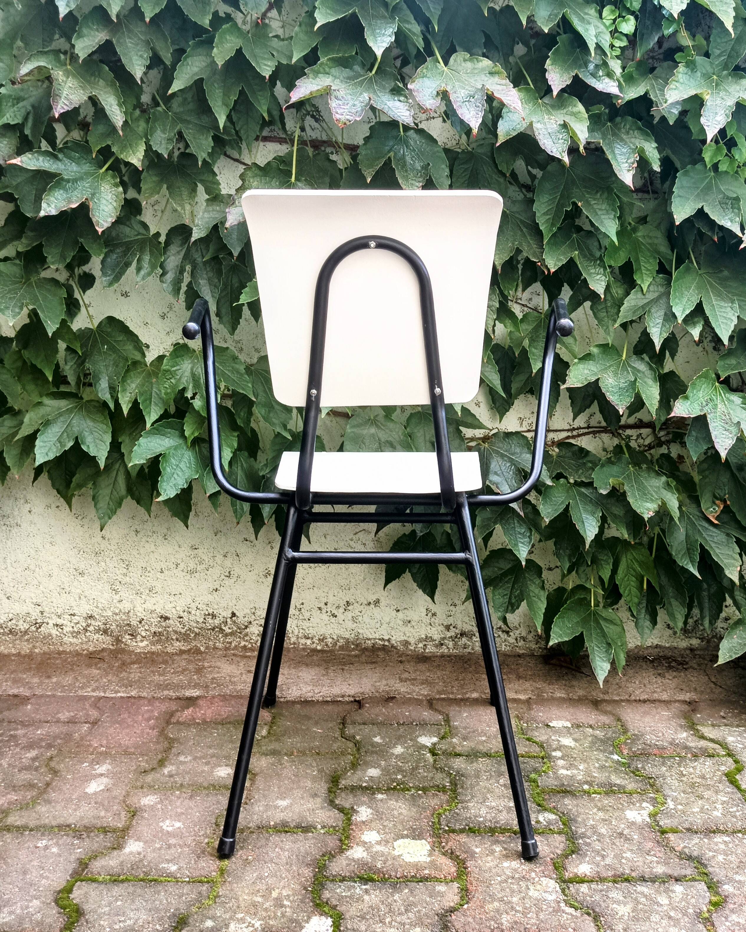 Tubular armchair by Jacques Hitier