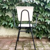 Tubular armchair by Jacques Hitier