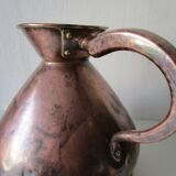 Ancienne cruche mesure en cuivre victorienne XIXe 2 gallons